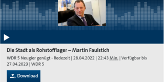 WDR5 Podcast mit Martin Faulstich.